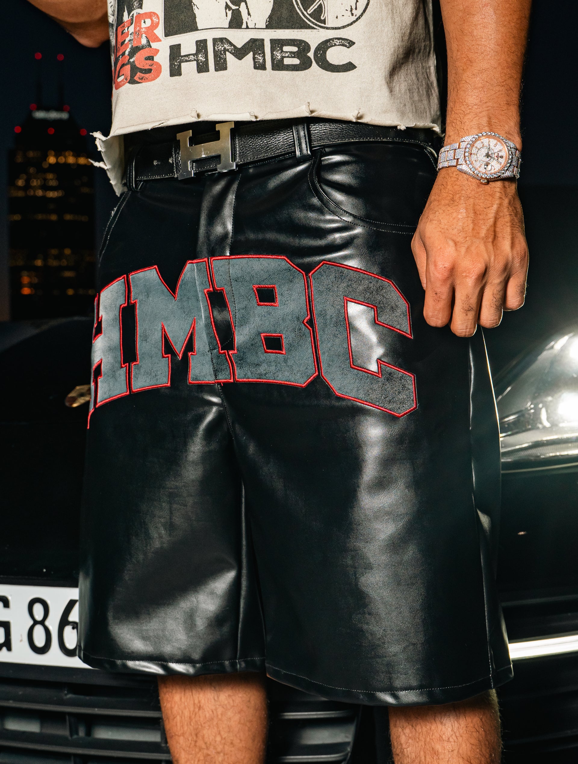 Black HeartBreak Shorts