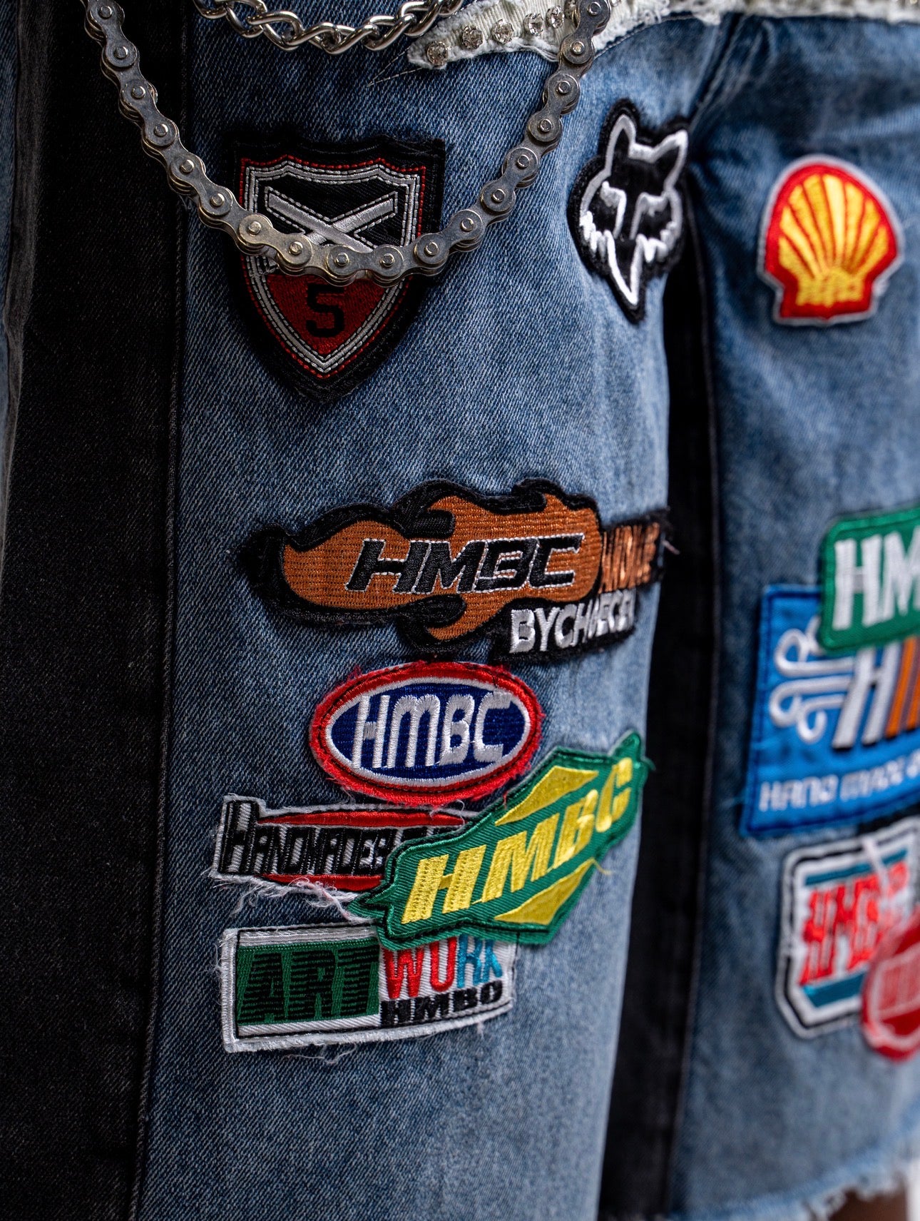 Victory Lap Blue Jean Denim Shorts